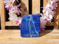 Lapis Lazuli Polished Freeform Stone Slab, Polished Lapis Lazuli Stone Free Form, Lapis Lazuli Free Form Stone, Polished Lapis Lazuli Form