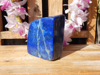 Lapis Lazuli Polished Freeform Stone Slab, Polished Lapis Lazuli Stone Free Form, Lapis Lazuli Free Form Stone, Polished Lapis Lazuli Form