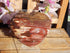 Petrified Wood Crystal Heart Polished Heart Stone Puffy Heart, Petrified Wood Heart, Crystal Petrified Wood Heart