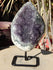 Amethyst Crystal Cluster Display with Stand, Crystal Amethyst Display Cluster, Cluster Amethyst Crystal Display, Amethyst Crystal
