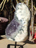 Amethyst Crystal Cluster Display with Stand, Crystal Amethyst Display Cluster, Cluster Amethyst Crystal Display, Amethyst Crystal