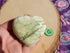 Yellow Jade Crystal Heart Polished Heart Stone Puffy Heart, Yellow Jade Crystal Heart, Crystal Yellow Jade, Yellow Jade Stone Heart