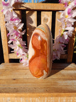 Polychrome Jasper Crystal Polished Free Form Display, Polychrome Free Form Crystal, Polychrome Jasper Display