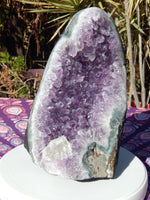 Amethyst Crystal Cluster Display Cut Base, Crystal Amethyst Cluster, Cluster Amethyst Crystal Display, Crystal Cluster Amethyst Display