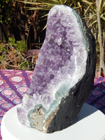 Amethyst Crystal Cluster Display Cut Base, Crystal Amethyst Cluster, Cluster Amethyst Crystal Display, Crystal Cluster Amethyst Display