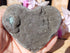 Rare** Gray Amethyst Crystal Cluster Heart Druzy Geode, Amethyst Heart Crystal, Heart Druzy Crystal Amethyst, Crystal Druzy Heart Geode