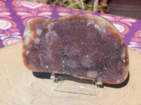 Amethyst Crystal Cluster Display Cut Base, Crystal Amethyst Cluster, Cluster Amethyst Crystal Display, Crystal Cluster Amethyst Display