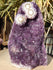 Amethyst Crystal Cluster Display Cut Base, Crystal Amethyst Cluster, Cluster Amethyst Crystal Display