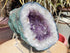 Amethyst Crystal Cluster Geode, Crystal Amethyst Cluster Geode Display, Geode Amethyst Crystal Cluster