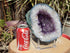 Amethyst Crystal Cluster Geode, Crystal Amethyst Cluster Geode Display, Geode Amethyst Crystal Cluster