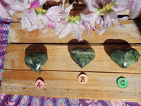 Nephrite Jade Crystal Heart Polished Heart Stone Puffy Heart, Nephrite Jade Crystal Heart, Crystal Nephrite Jade, Nephrite Jade Stone Heart