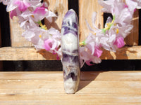 Chevron Amethyst Crystal Carved Free Form, Amethyst Chevron Crystal Polished Free Form, Chevron Amethyst Free Form, Free Form Amethyst