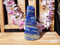 Lapis Lazuli Polished Freeform Stone Slab, Polished Lapis Lazuli Stone Free Form, Lapis Lazuli Free Form Stone, Polished Lapis Lazuli Form