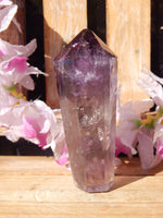 Amethyst Smoky Quartz Phantom Crystal Point, Amethyst Smoky Quartz Crystal, Amethyst Point Crystal, Phantom Amethyst Smoky Quartz Tower