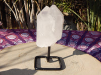 Clear Crystal Quartz Point Cluster on stand, Crystal Point Cluster, Quartz Crystal Point, Clear Quartz Crystal Point Cluster, Crystal Quartz