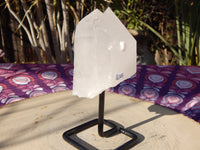 Clear Crystal Quartz Point Cluster on stand, Crystal Point Cluster, Quartz Crystal Point, Clear Quartz Crystal Point Cluster, Crystal Quartz