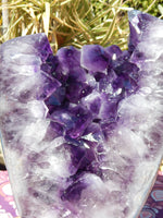Amethyst Crystal Cluster Display Cut Base, Crystal Amethyst Cluster, Cluster Amethyst Crystal Display, Crystal Cluster Amethyst Display