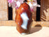 Carnelian Crystal Polished Free Form Flame, Crystal Carnelian Polished Stone Flame, Polished Carnelian Crystal Flame Free Form