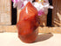 Carnelian Crystal Polished Free Form Flame, Crystal Carnelian Polished Stone Flame, Polished Carnelian Crystal Flame Free Form