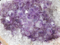 Amethyst Crystal Cluster Display with Stand, Crystal Amethyst Display Cluster, Cluster Amethyst Crystal Display, Amethyst Crystal