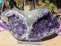 Amethyst Crystal Cluster Display Cut Base, Crystal Amethyst Cluster, Cluster Amethyst Crystal Display, Crystal Cluster Amethyst Display