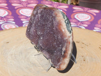 Amethyst Crystal Cluster Display Cut Base, Crystal Amethyst Cluster, Cluster Amethyst Crystal Display, Crystal Cluster Amethyst Display