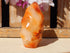 Carnelian Crystal Polished Free Form Flame, Crystal Carnelian Polished Stone Flame, Polished Carnelian Crystal Flame Free Form