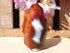 Carnelian Crystal Polished Free Form Flame, Crystal Carnelian Polished Stone Flame, Polished Carnelian Crystal Flame Free Form