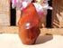 Carnelian Crystal Polished Free Form Flame, Crystal Carnelian Polished Stone Flame, Polished Carnelian Crystal Flame Free Form