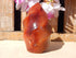 Carnelian Crystal Polished Free Form Flame, Crystal Carnelian Polished Stone Flame, Polished Carnelian Crystal Flame Free Form