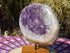 Amethyst Crystal Cluster Display with Stand, Crystal Amethyst Display Cluster, Cluster Amethyst Crystal Display, Amethyst Crystal